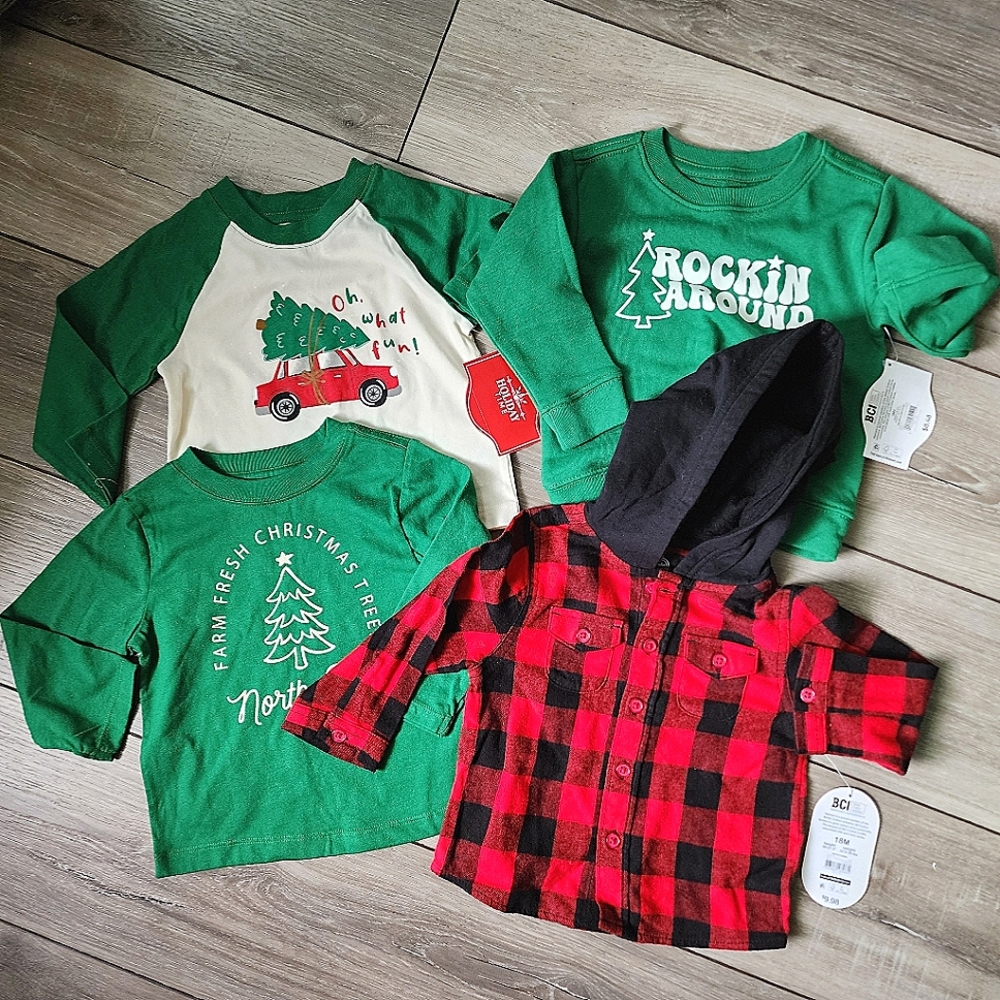 Baby Christmas tops